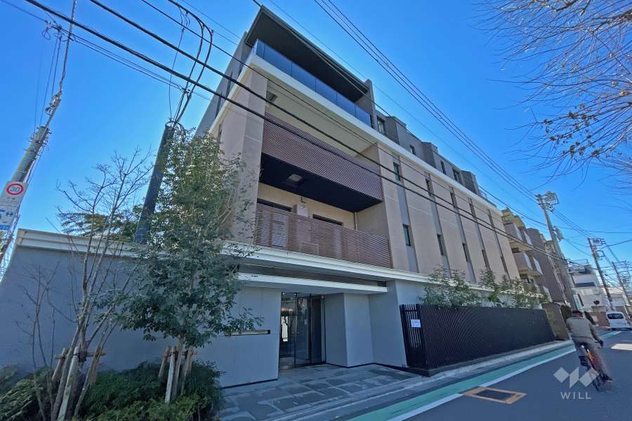 オープンレジデンシア代々木上原の外観(北東側から）