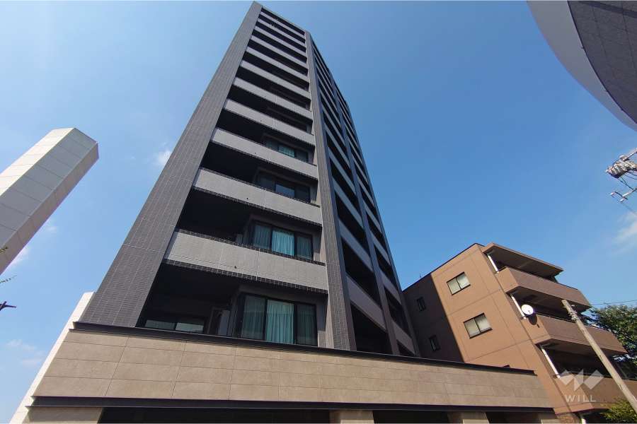 ドゥアージュコラッド松濤の外観（南東側から）