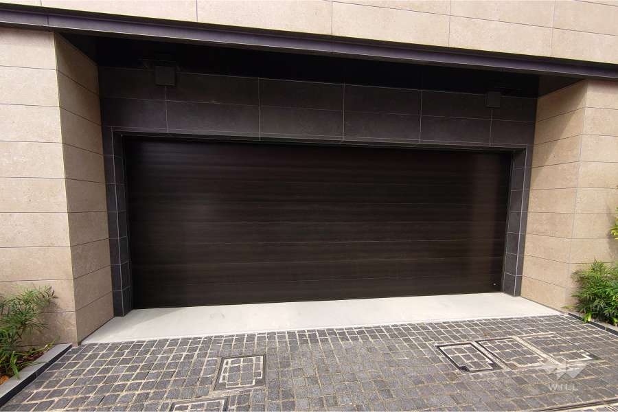 駐車場の出入り口