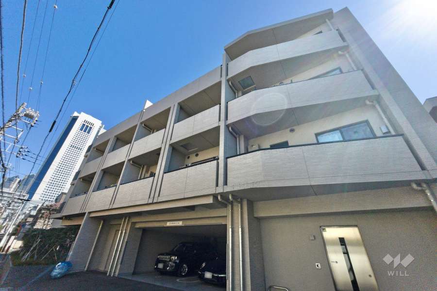 クレヴィア渋谷初台の外観（北西側から）