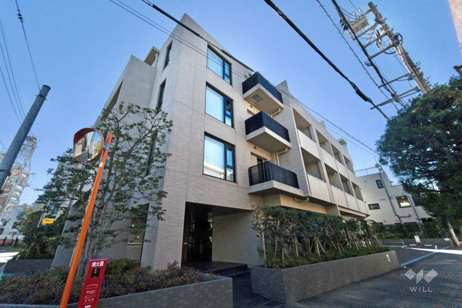 クレヴィア渋谷初台の外観（北東側から）