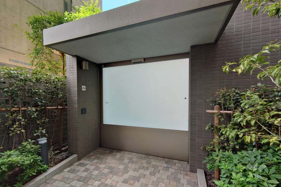 駐輪場の出入り口