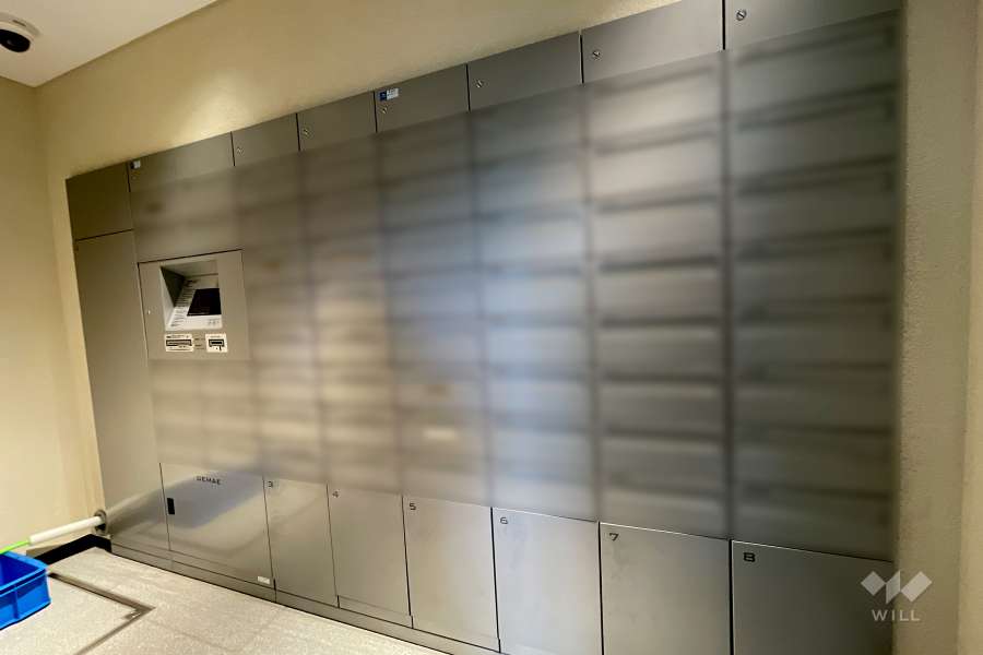 共用ポストと宅配ボックス