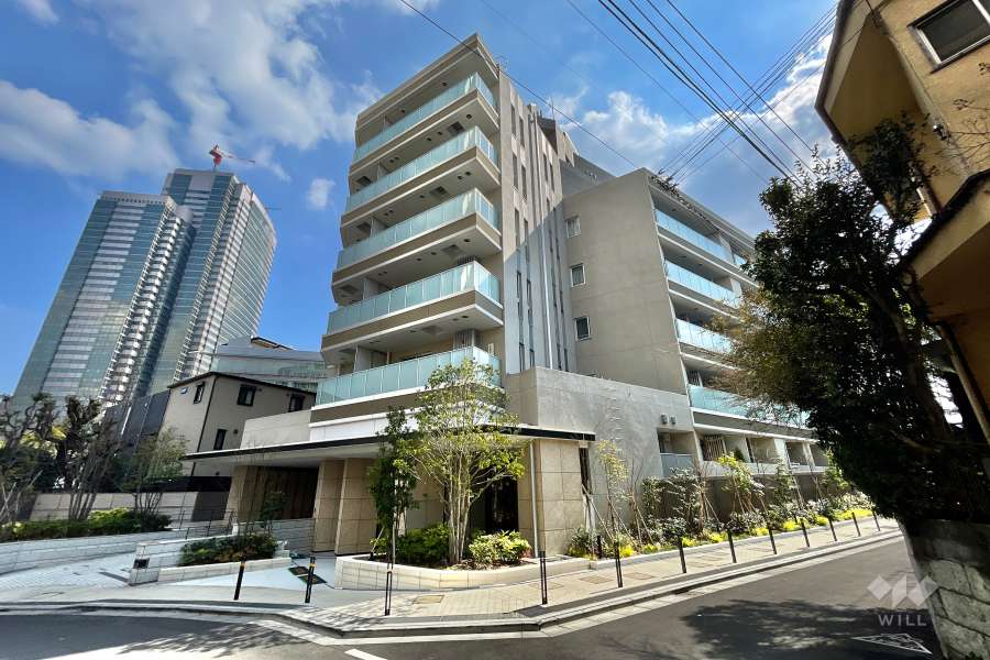 ザ・パークハウス恵比寿南の外観（北西側から）