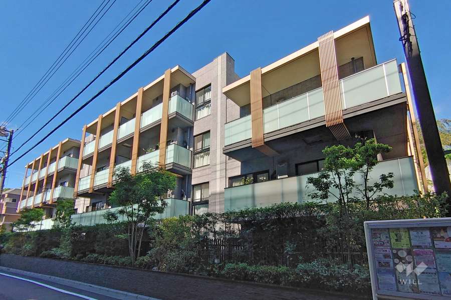オープンレジデンシア代々木公園の外観（北東側から）