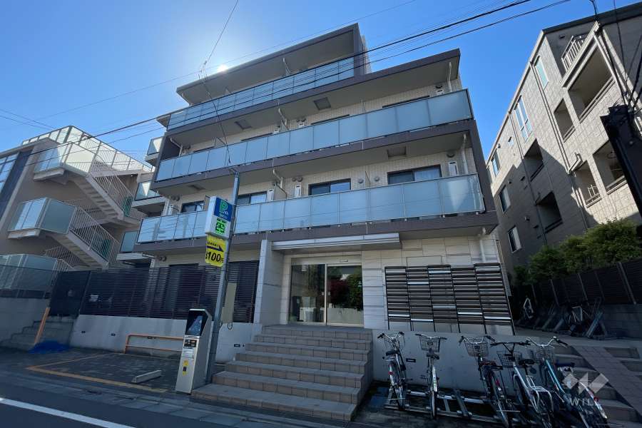 メイクスデザイン参宮橋の外観（北西側から）