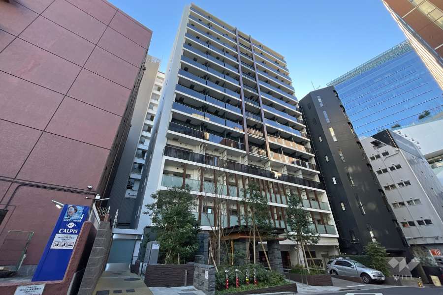 ザパークハウスアーバンス渋谷の外観（北西側から）