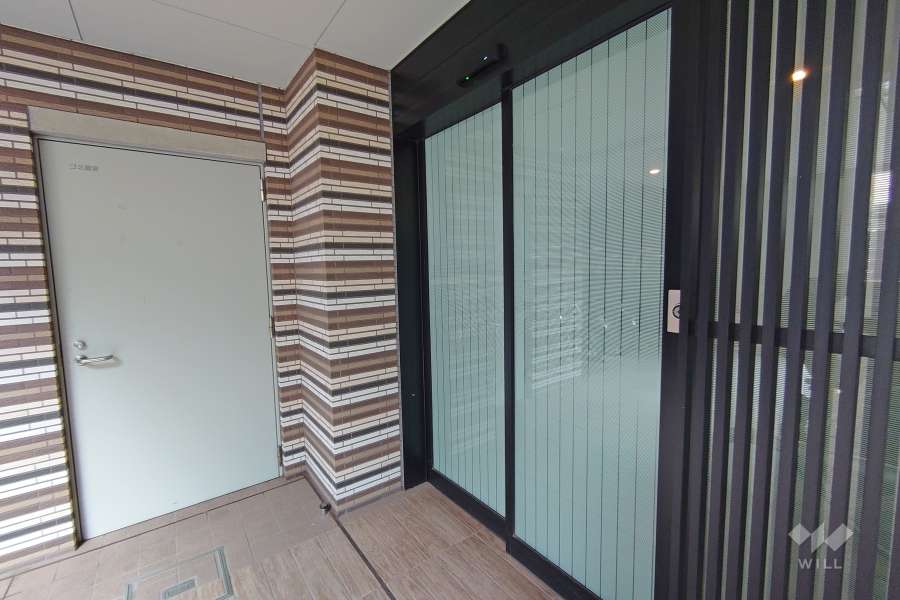 駐輪場の出入り口