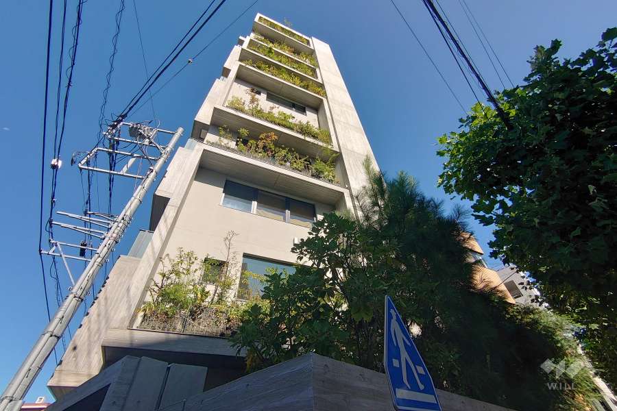 インプレストコア代官山の外観（南西側から）