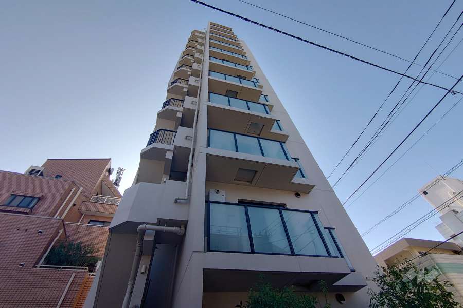 インプレストコア代官山の外観（北東側から）