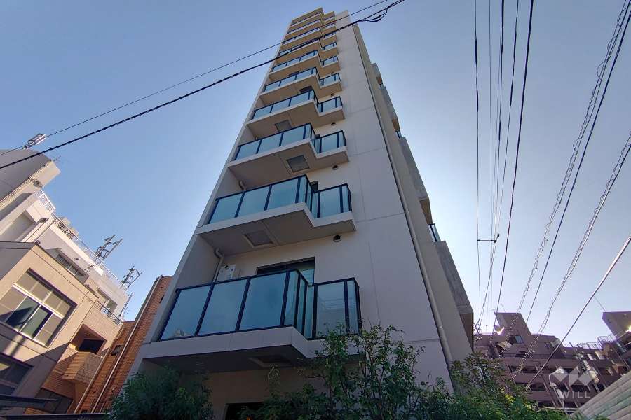 インプレストコア代官山の外観（北西側から）