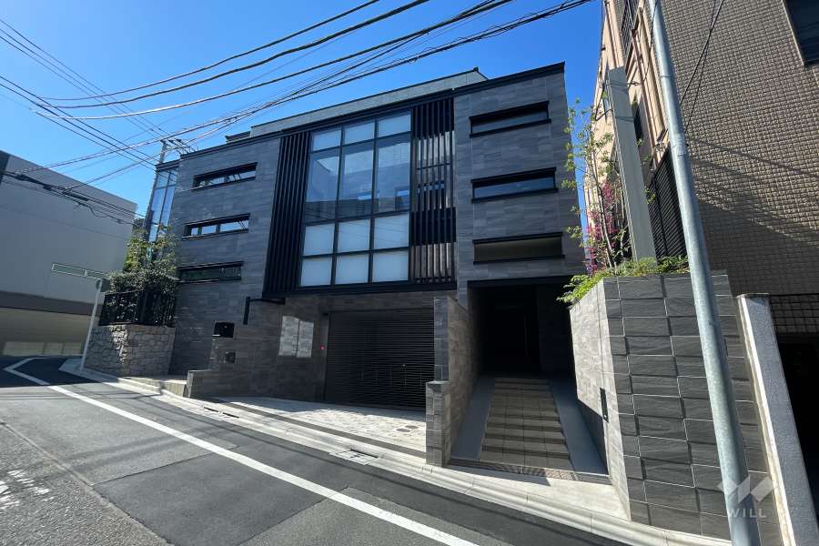 プラウド元代々木町の外観（北西側から）