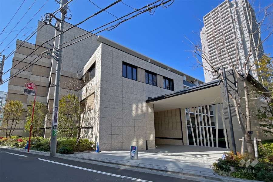 「パークナード代官山」の外観（北東側から）