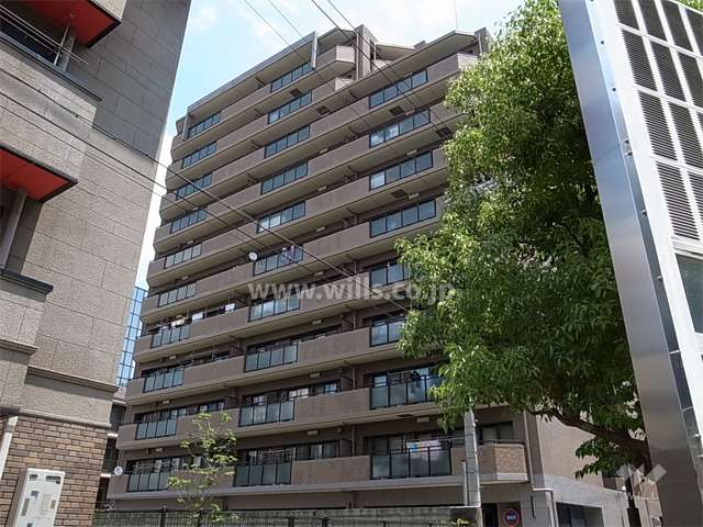フレクサンス尼崎西本町の外観（南西側から）