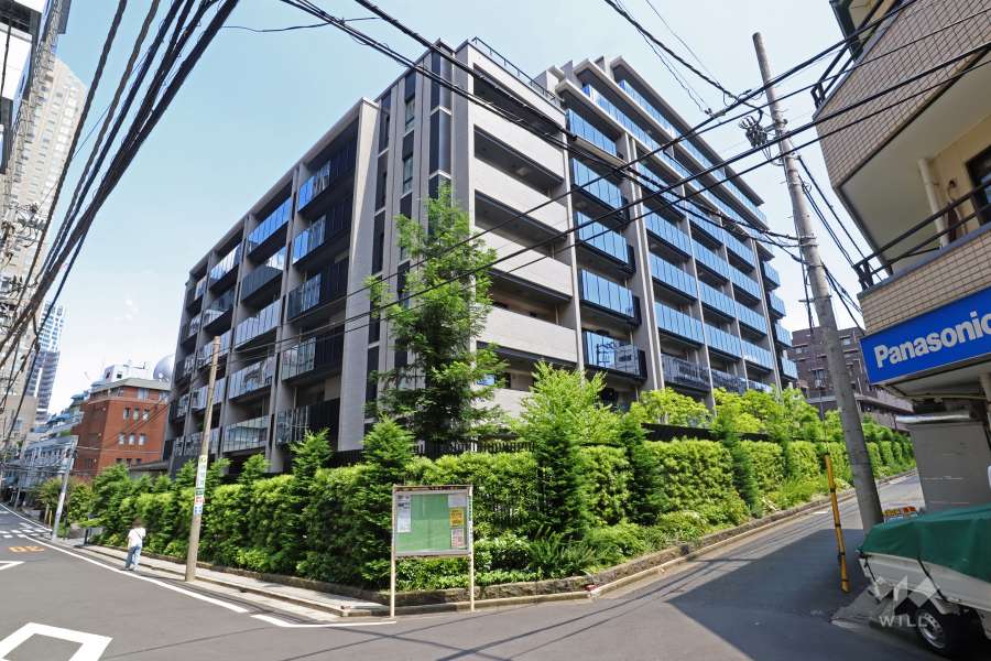 ザ・パークハウス渋谷南平台の外観(北西側から)