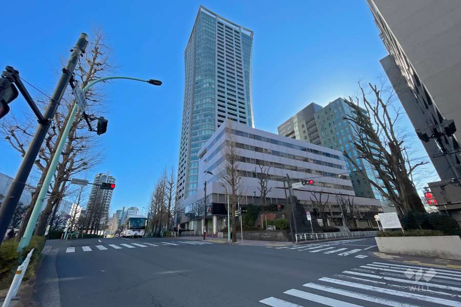 パークコート渋谷ザタワーの外観（北西側から）