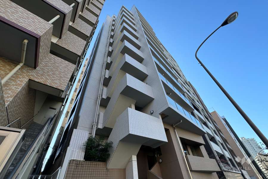 アーバンパレス高輪台の外観（北東側から）