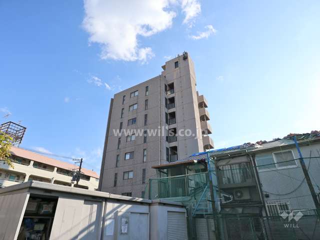 ラウムズ杭瀬の外観（北西側から）