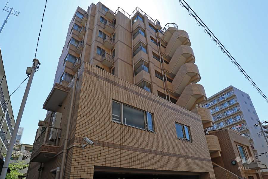 ガーデンホーム東品川海上公園の外観（北東側から）