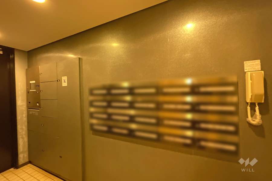 共用ポストと宅配ボックス