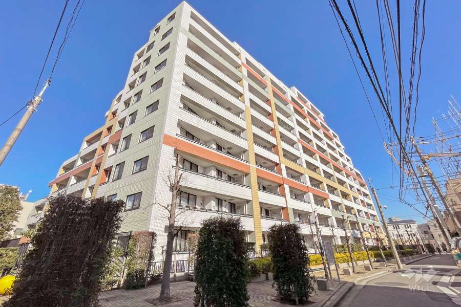 アールブラン大井町ミュゼの外観（南西側から）