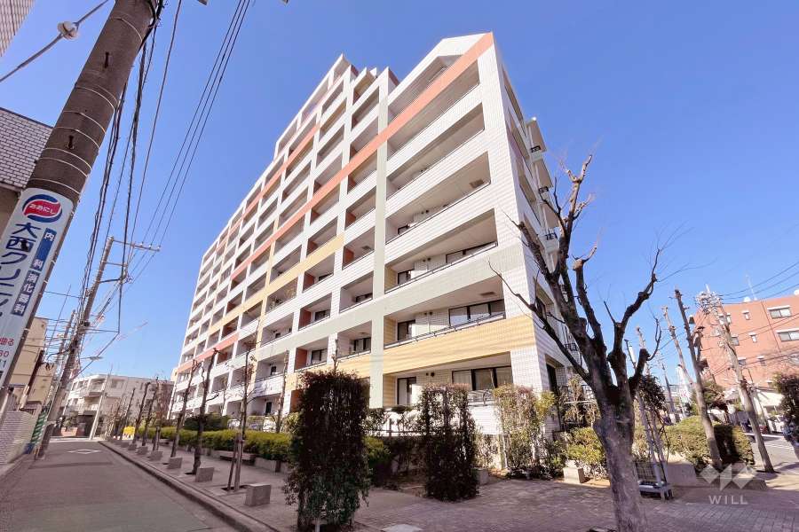 アールブラン大井町ミュゼの外観（南東側から）