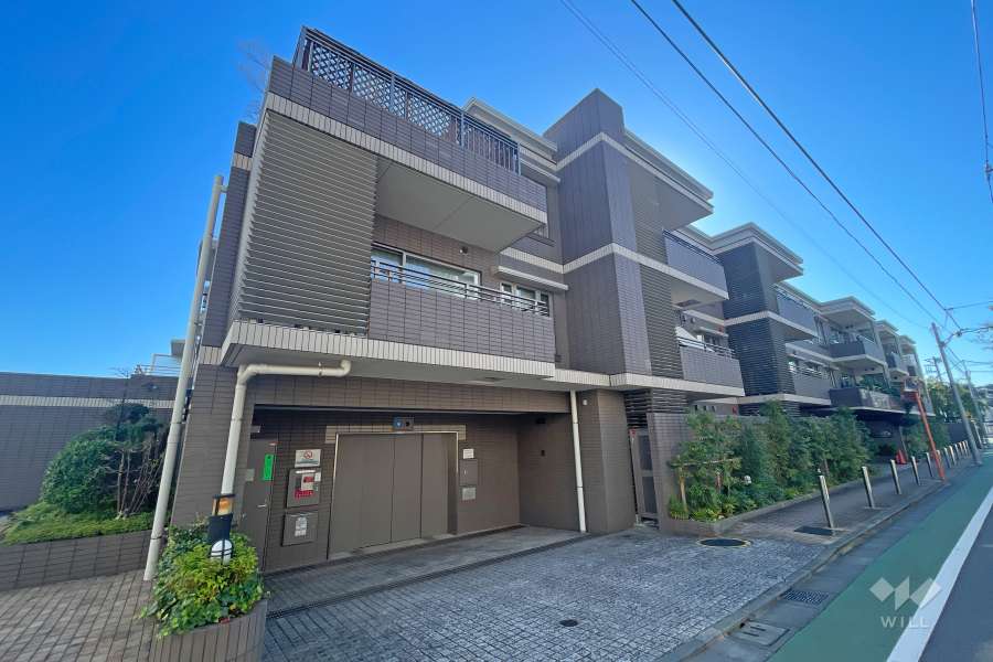 グローリオ白金台の外観（北西側から）