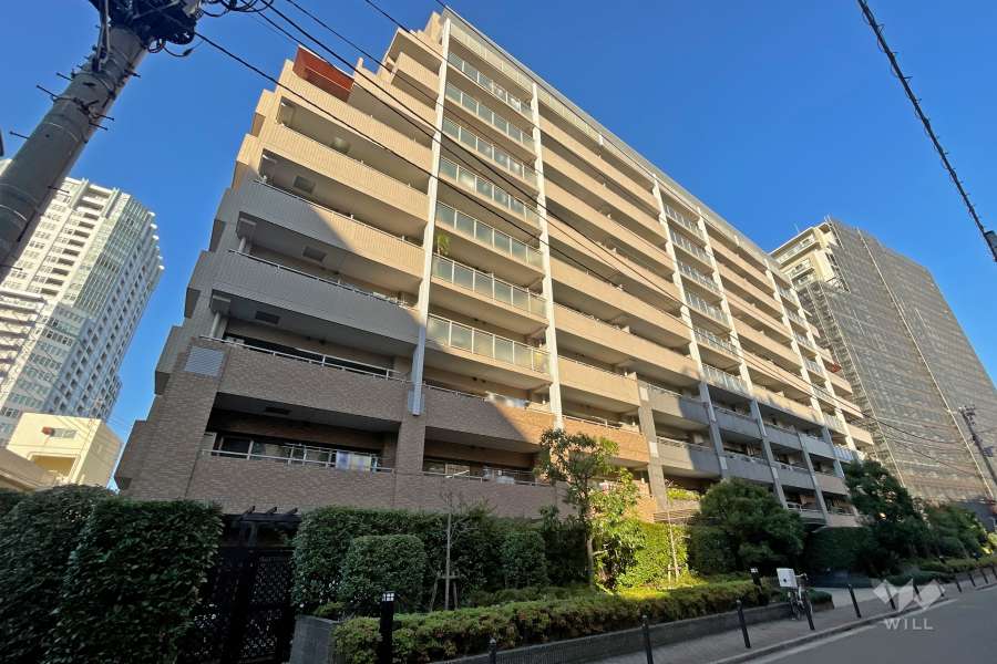 シティウィンズ品川ガーデンコートの外観（南側から）