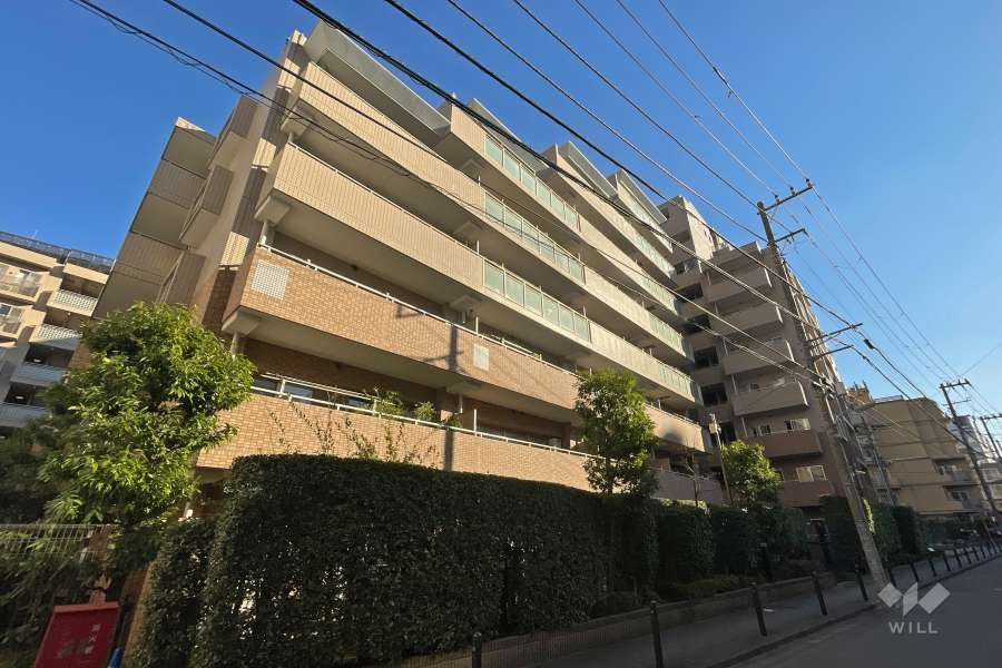 シティウィンズ品川ガーデンコートの外観（北西側から）