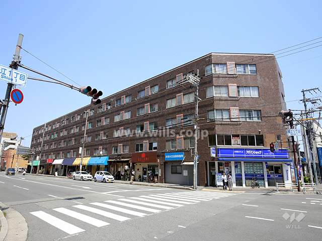 コーポ潮江の外観（南西側から）