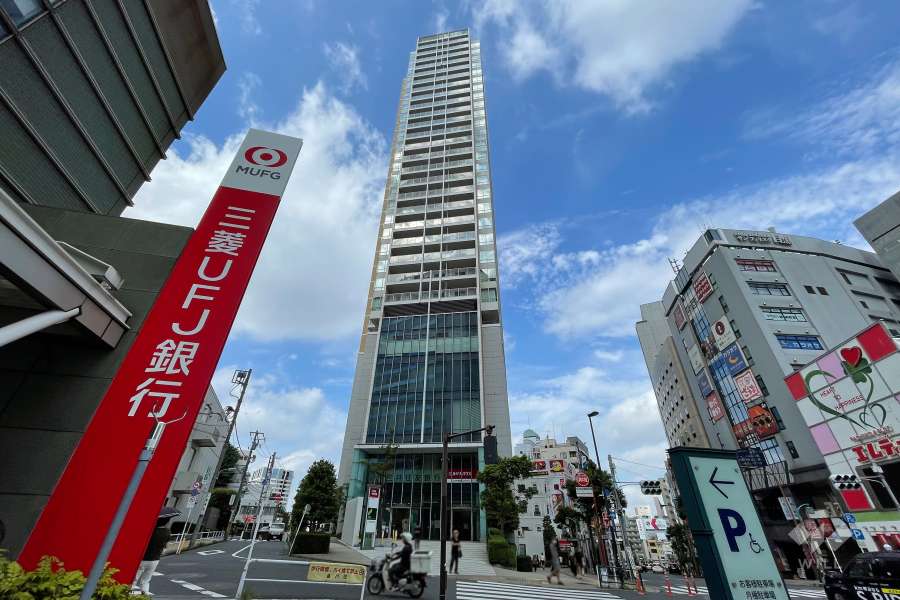 パークタワー目黒の外観（北東側から）