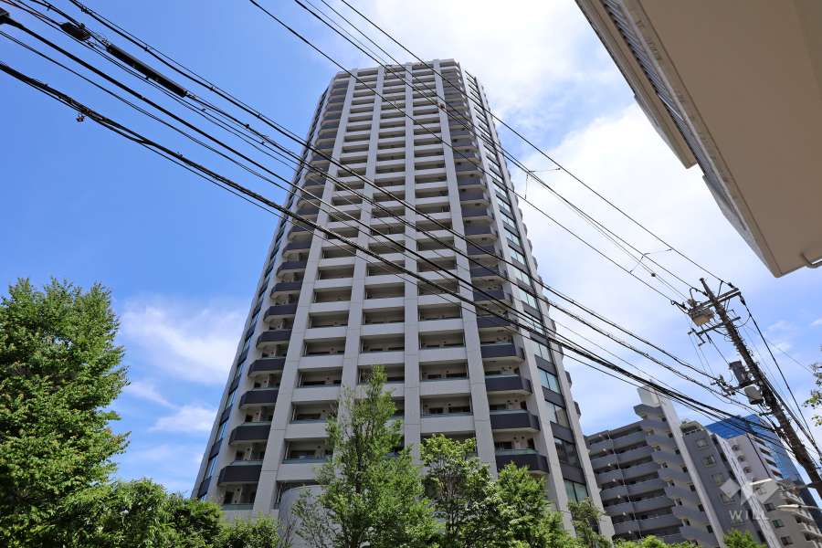 ミッドサザンレジデンス御殿山の外観（南西側から）