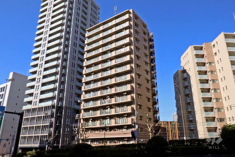 ライオンズプラザ池田山の外観（東側から）