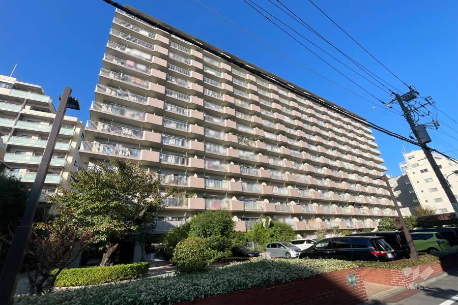 ルネ東品川の外観（南西側から）　