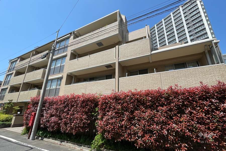 大井仙台坂レジデンスの外観（北東側から）　