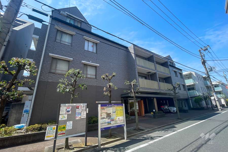 アールヴェール中延の外観（北東側から）　