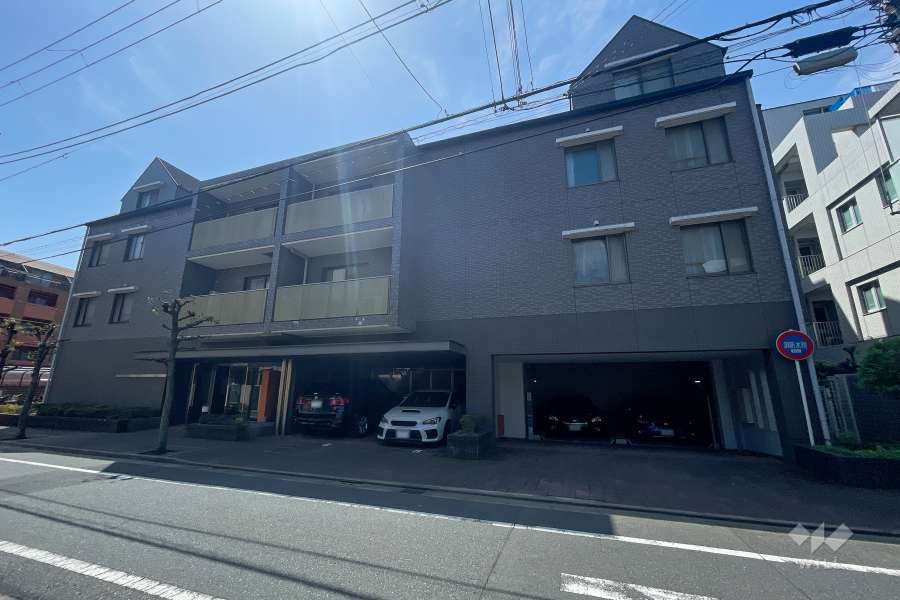 アールヴェール中延の外観（北西側から）　