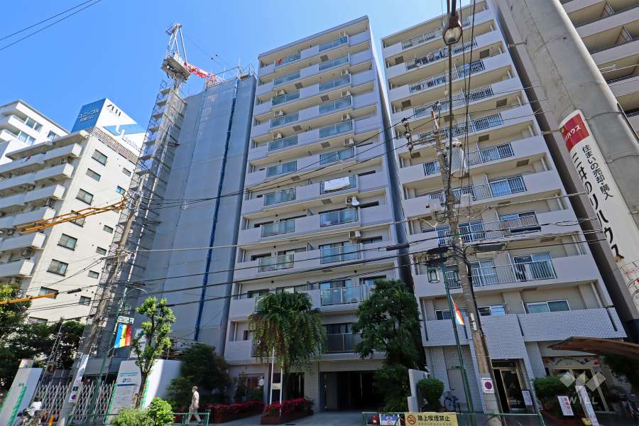 「ヴェラハイツ武蔵小山」の外観(南側から)