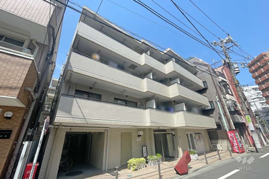 コートハウス中延の外観（南東側から）