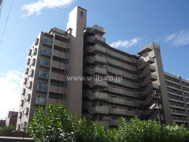 ハイム武庫川東リヴィエールの外観（北側から）