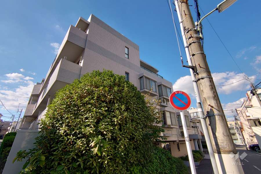 パークノヴァ目黒不動前の外観（南東側から）(2)