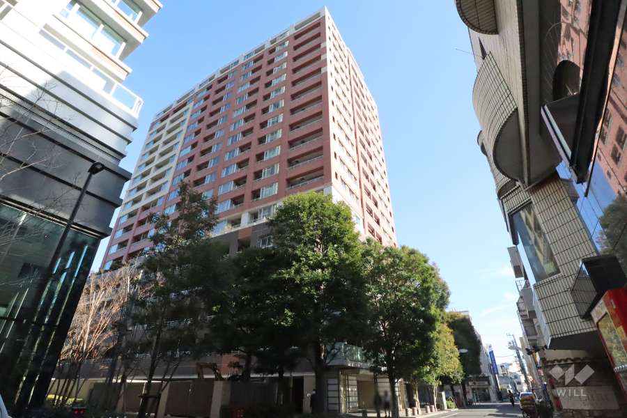 パークホームズ武蔵小山の外観(西側から)