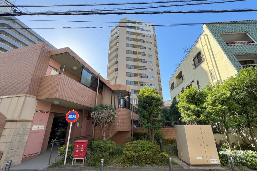 ライオンズシティ戸越銀座の外観（北東側から）