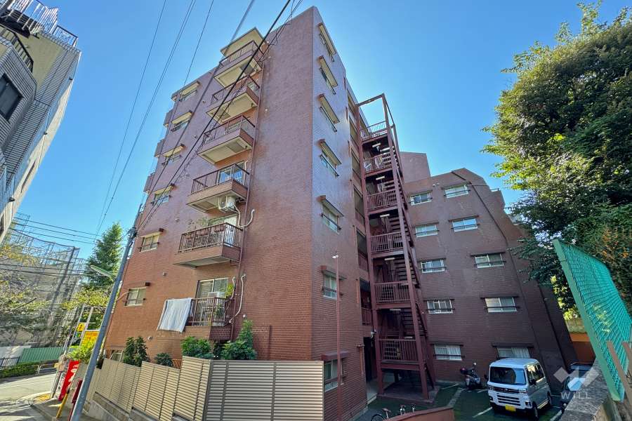 ライオンズマンション不動前第1の外観（北東側から）