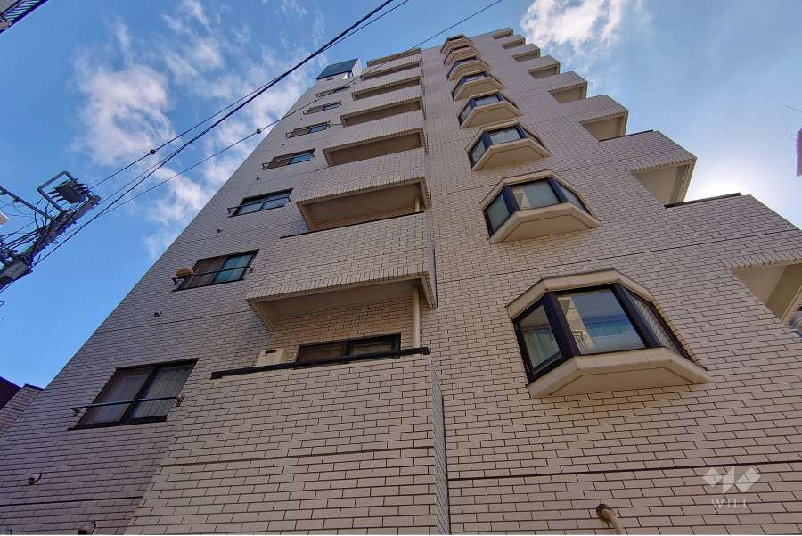 ライオンズマンション武蔵小山の外観（北西側から）