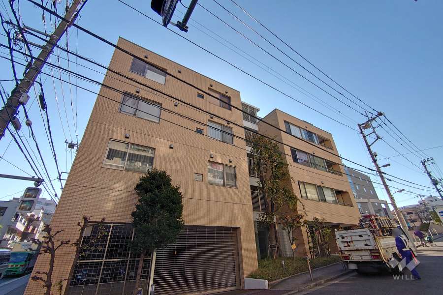 グランドメゾン不動前の外観（北側から）