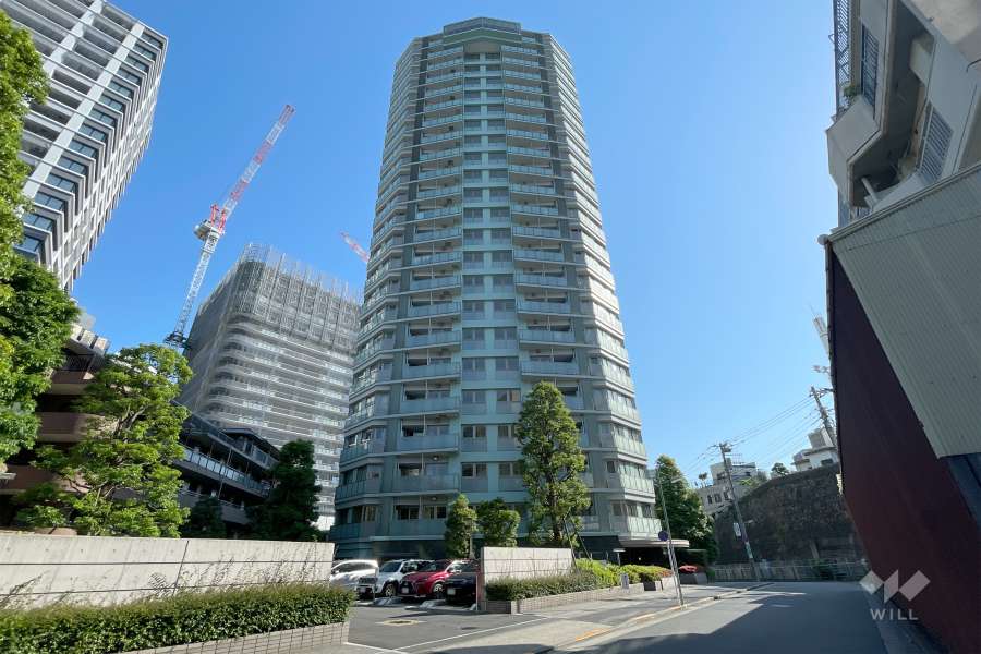 ドレッセ目黒インプレスタワーの外観（北東側から）　