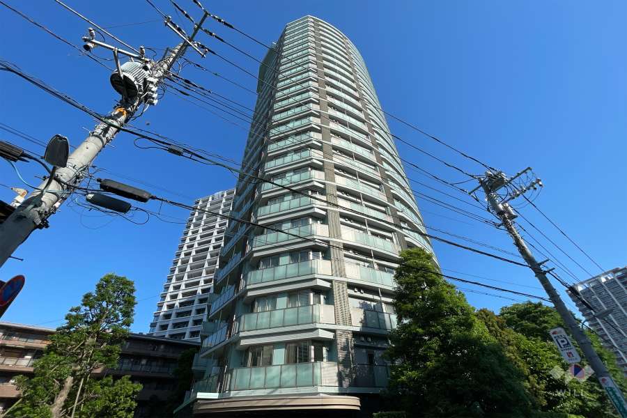 ドレッセ目黒インプレスタワーの外観（北西側から）