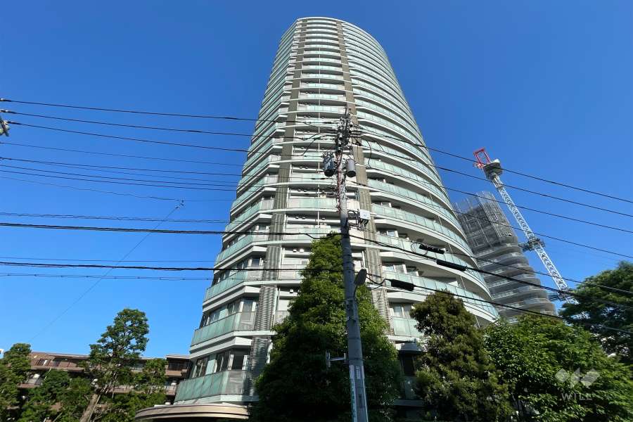 ドレッセ目黒インプレスタワーの外観（北西側から） 