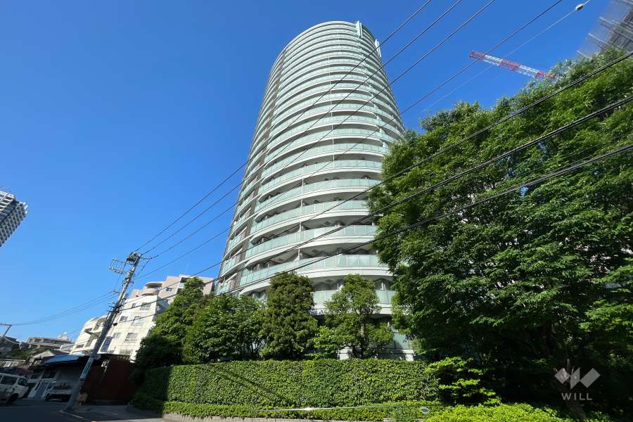 ドレッセ目黒インプレスタワーの外観（南西側から）